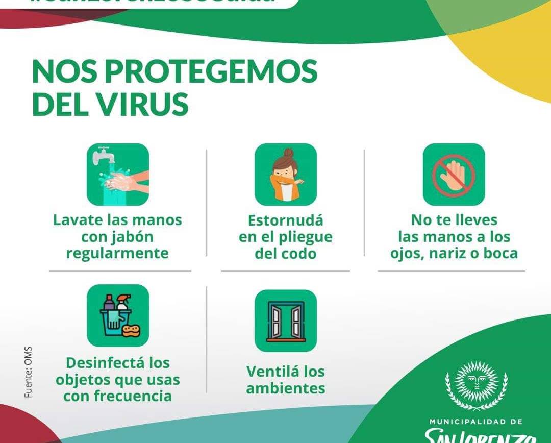 Nos protegemos del virus