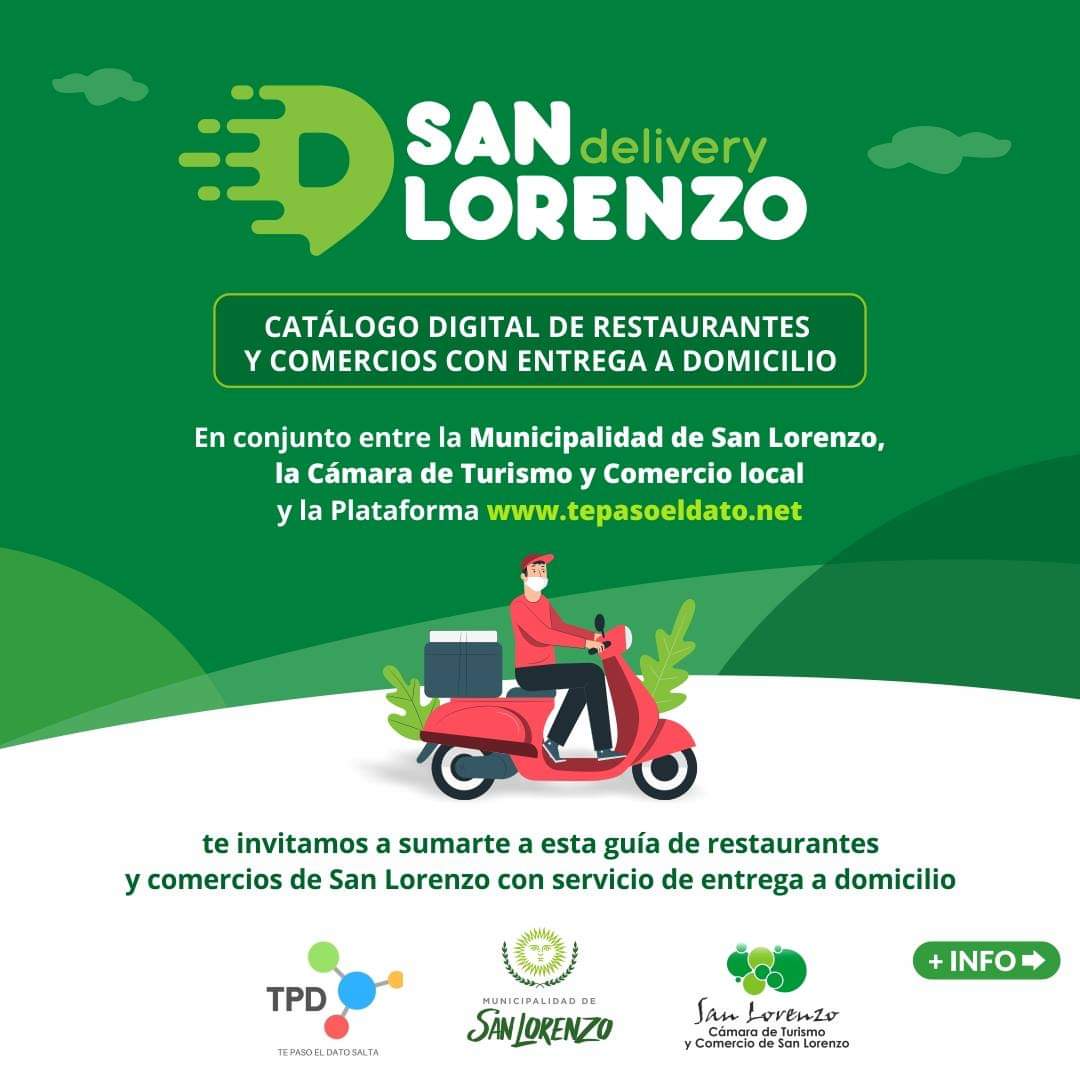 San Lorenzo Delivery: Una alternativa para los comerciantes locales