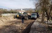 Limpieza y encauzamiento del arroyo innominado en Villa San Lorenzo