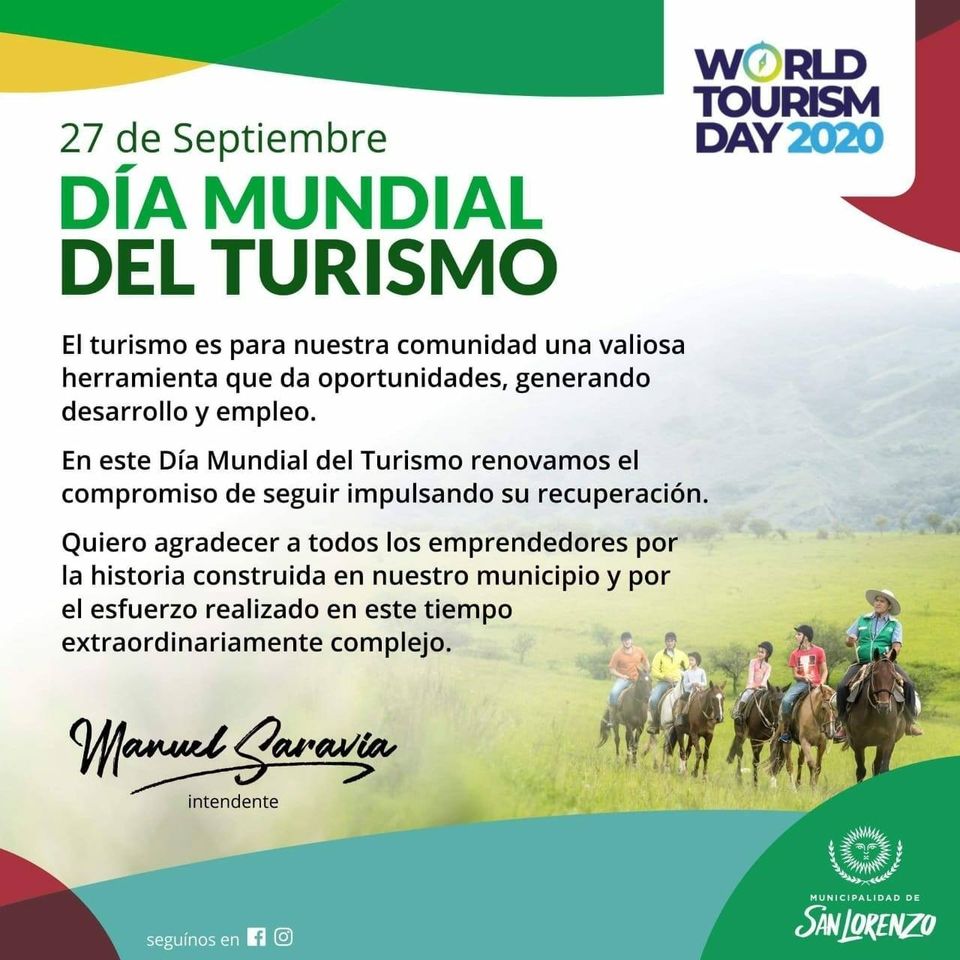 Día mundial del Turismo