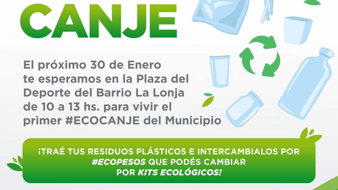 Se realizará el primer #ecocanje municipal