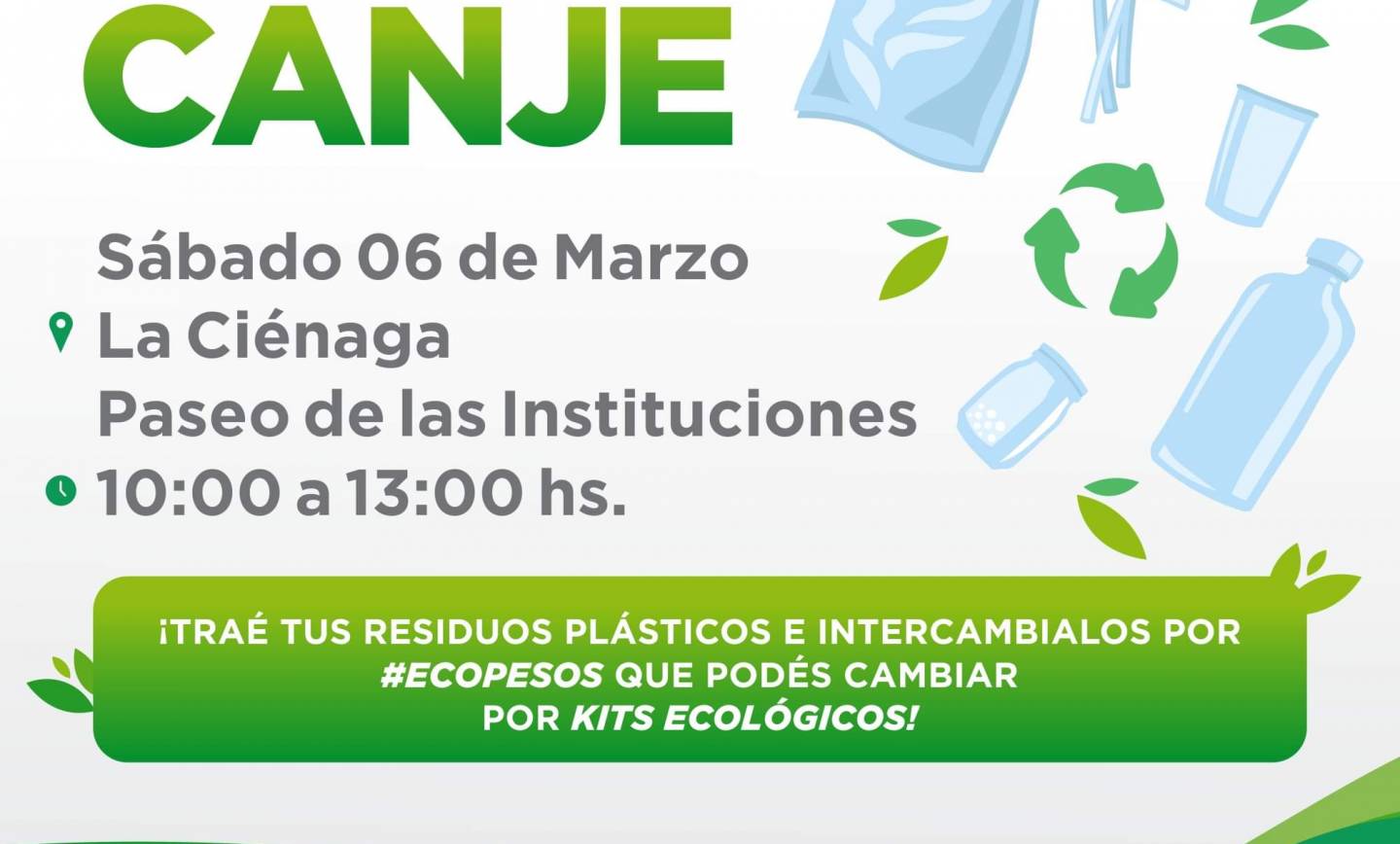 Este sábado habrá #EcoCanje en La Ciénaga