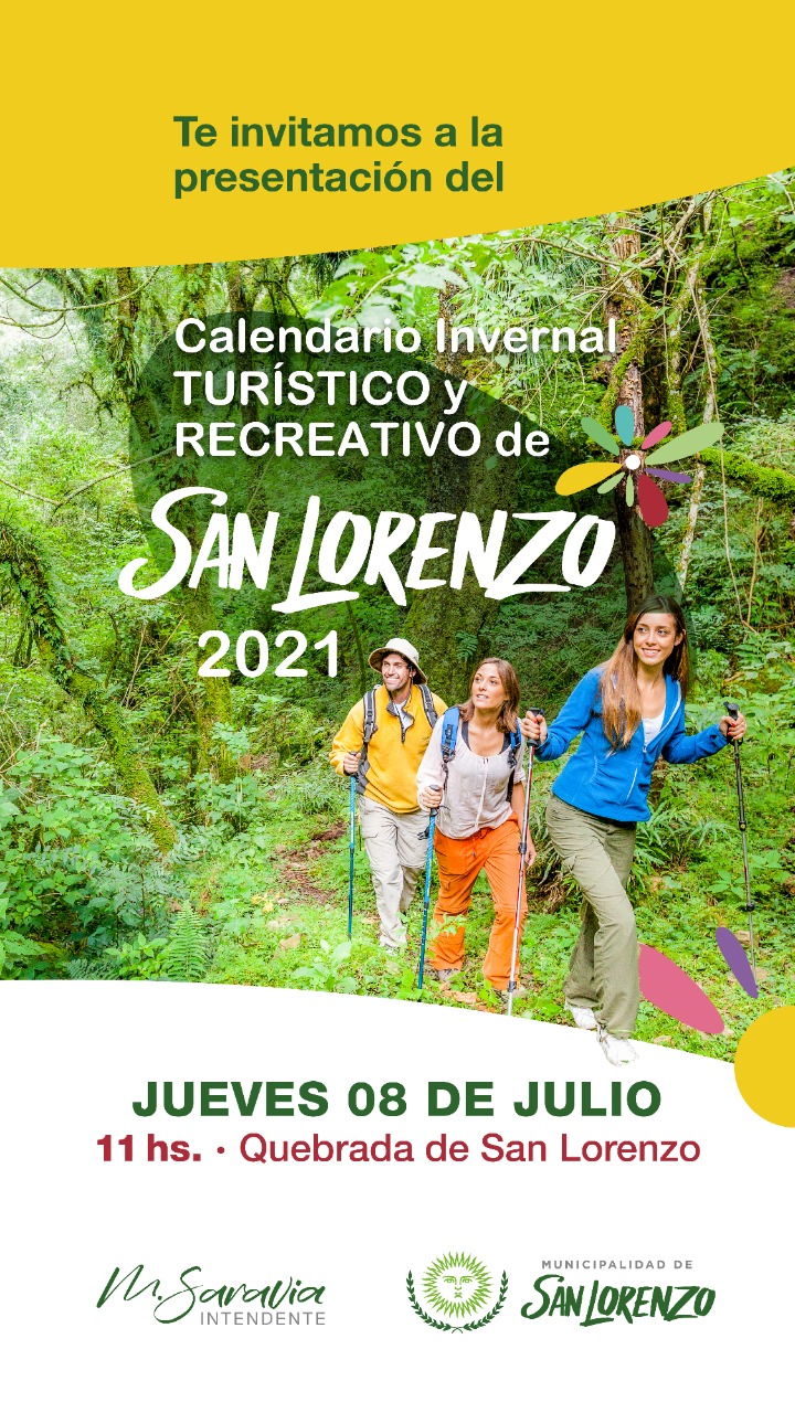 San Lorenzo presentará el calendario turístico para la temporada de invierno