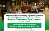 Convocatoria para la concesión de los puestos comerciales y espacios para food trucks en el nuevo Parque Costanera San Lorenzo