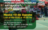 Convocatoria a vendedores para el Festival de Doma y Folclore de San Lorenzo