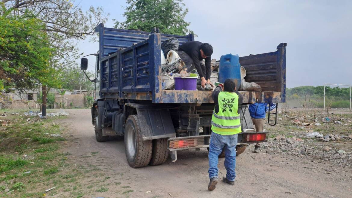 INICIA LA TERCERA SEMANA DE DESCACHARRADO EN SAN LORENZO