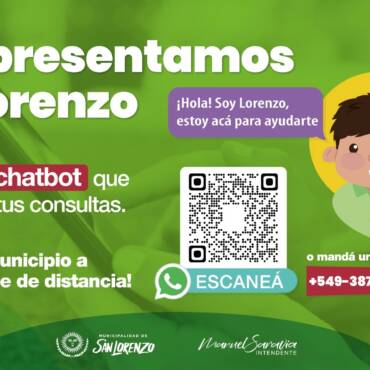 LA MUNICIPALIDAD DE SAN LORENZO PRESENTA «LORENZO», UN ASISTENTE VIRTUAL PARA FACILITAR TRÁMITES Y CONSULTAS