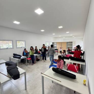 Más de 40 chicos comenzaron el Programa Nacional de Orquestas y Coros Infantiles y Juveniles
