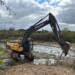 Comenzaron las obras de encauzamiento en el río Arias y Arenales