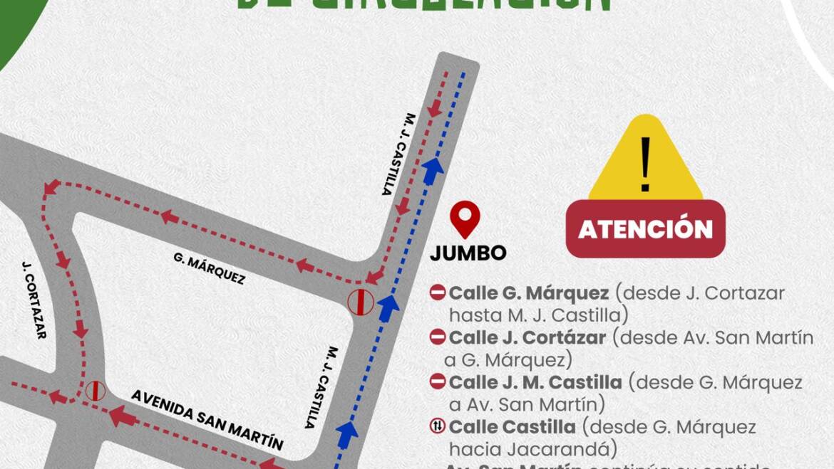 Finalizaron las obras de adoquinado de tres calles de San Lorenzo y habrá cambios en los sentidos de circulación