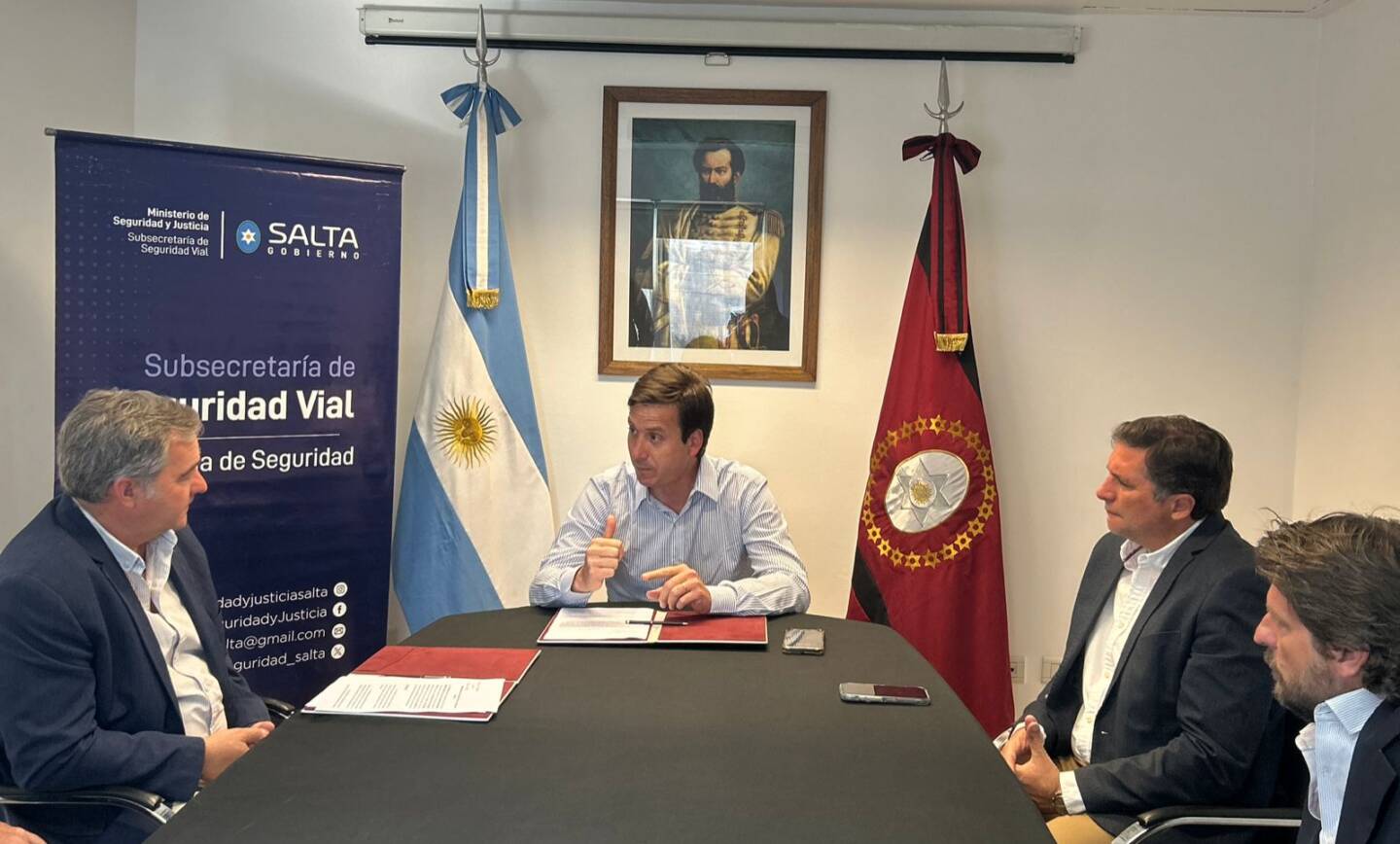 La Municipalidad de San Lorenzo y el Ministerio de Seguridad firmaron un convenio de cooperación en materia vial