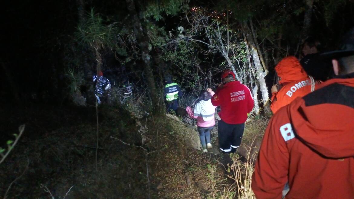 Rescataron a cuatro personas que ingresaron a zonas no habilitadas de San Lorenzo