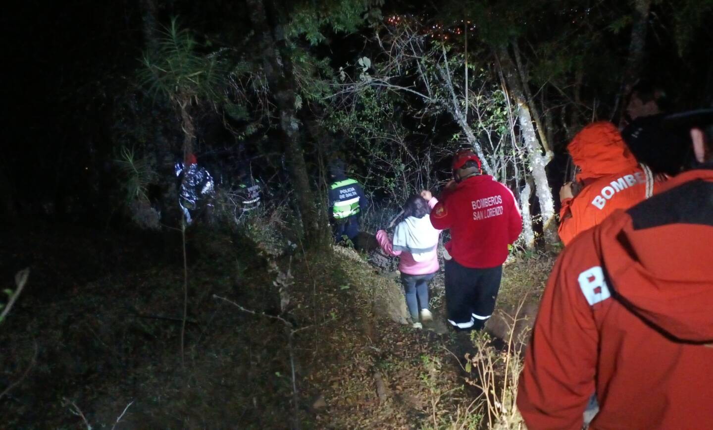 Rescataron a cuatro personas que ingresaron a zonas no habilitadas de San Lorenzo