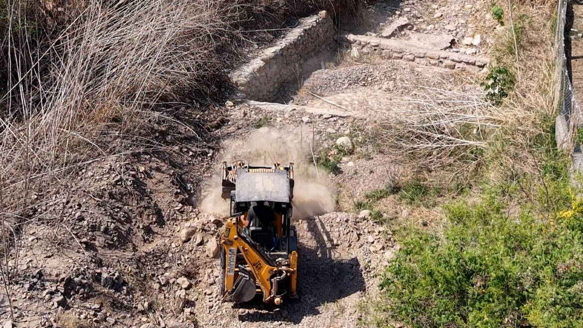 Comenzaron las obras de limpieza y encauzamiento de canales en San Lorenzo