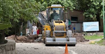 Comenzaron las obras de instalación de la red de cloacas en la Quebrada de San Lorenzo