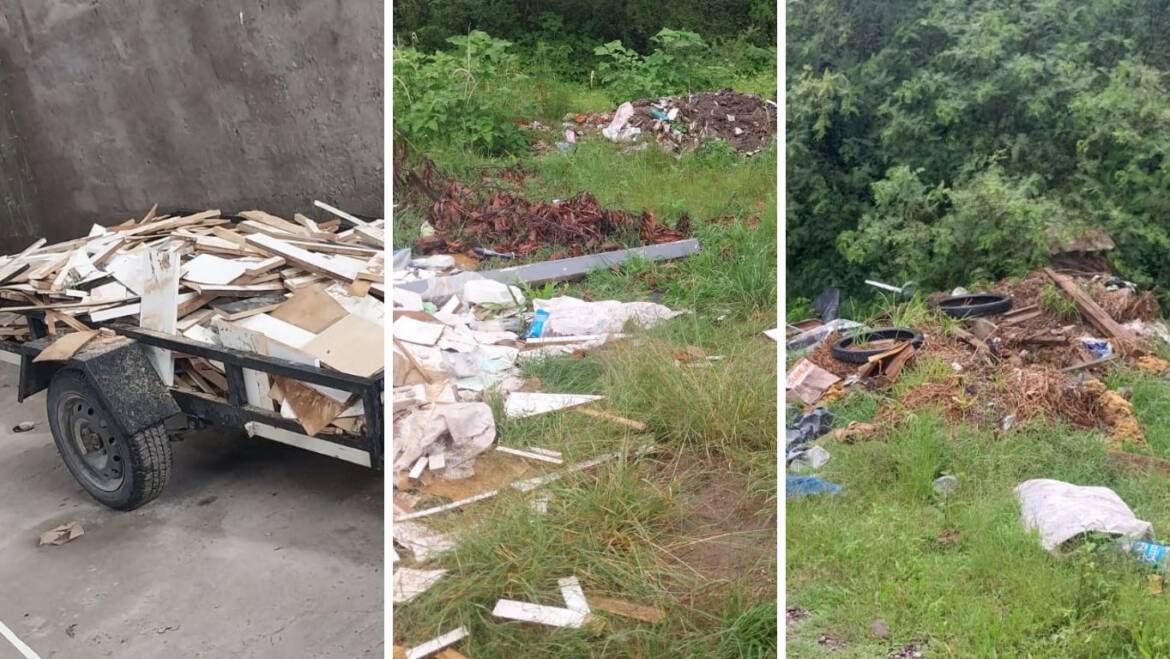 La Municipalidad de San Lorenzo multó al titular del vehículo que arrojó residuos en Atocha