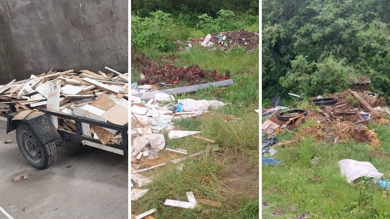 La Municipalidad de San Lorenzo multó al titular del vehículo que arrojó residuos en Atocha