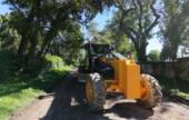 La Municipalidad de San Lorenzo avanza en el arreglo y recuperación de calles con la nueva motoniveladora adquirida