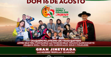 San Lorenzo se prepara para celebrar sus fiestas patronales con un gran festival de Doma y Folclore