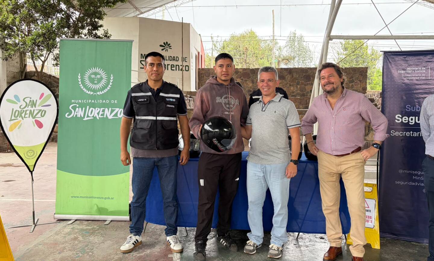 San Lorenzo realizó una clínica de conducción segura para motociclistas